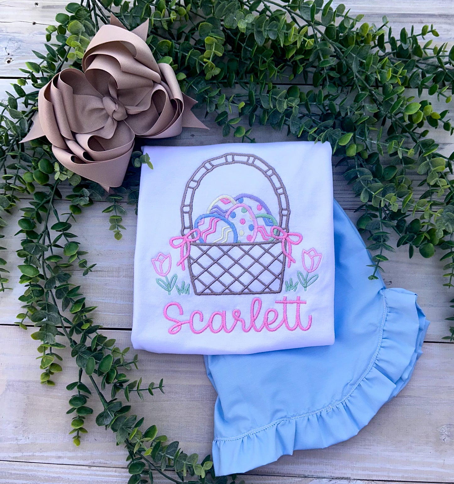 All thread Easter Basket Outfit