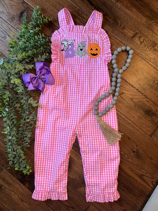 BOO Pink Gingham Jumper