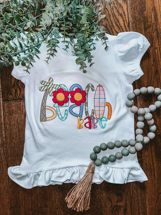 LAST CHANCE: 2T Colorful Beach babe shirt