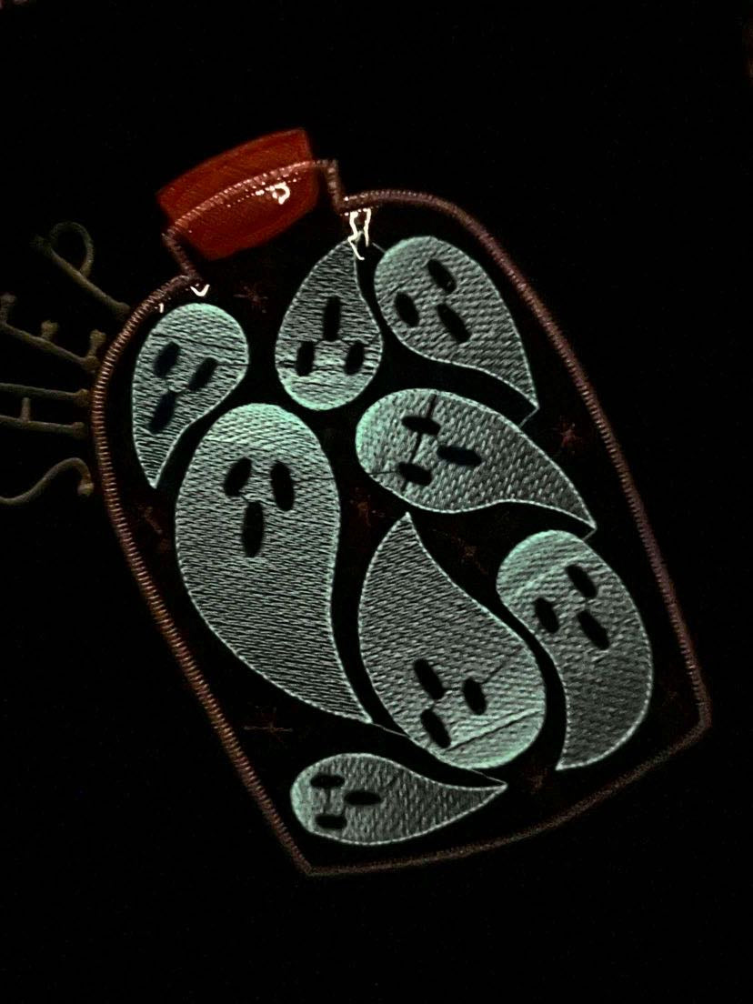 Glow in the Dark Ghost in a bottle