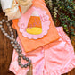 Pink Stripes Candy Corn Outfit